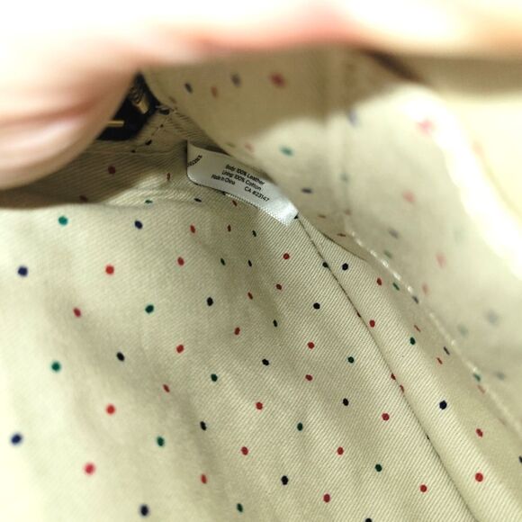 New Talbots Royal Blue Pebbled Leather Wristlet Purse - Picture 11 of 12